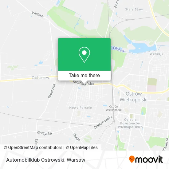 Карта Automobilklub Ostrowski