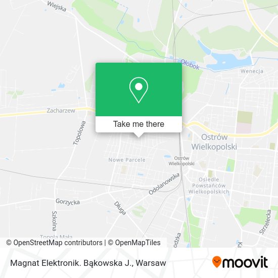 Magnat Elektronik. Bąkowska J. map