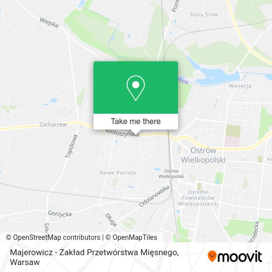 Majerowicz - Zakład Przetwórstwa Mięsnego map