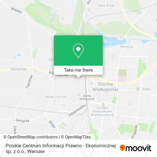 Карта Polskie Centrum Informacji Prawno - Ekonomicznej sp. z o.o.