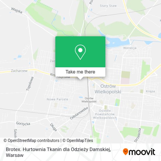 Brotex. Hurtownia Tkanin dla Odzieży Damskiej map