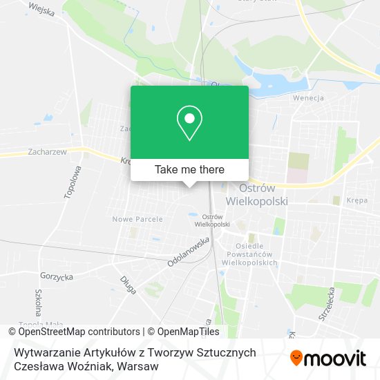 Wytwarzanie Artykułów z Tworzyw Sztucznych Czesława Woźniak map