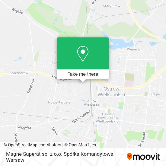 Magne Superat sp. z o.o. Spółka Komandytowa map