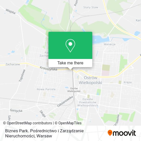 Biznes Park. Pośrednictwo i Zarządzanie Nieruchomości map