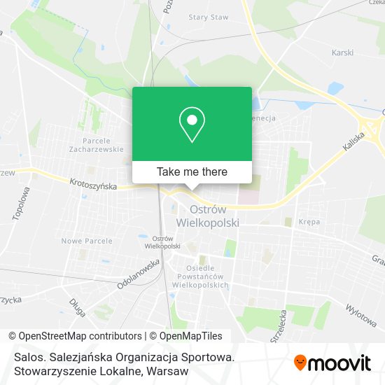 Salos. Salezjańska Organizacja Sportowa. Stowarzyszenie Lokalne map