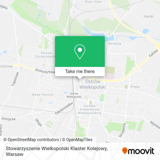 Stowarzyszenie Wielkopolski Klaster Kolejowy map