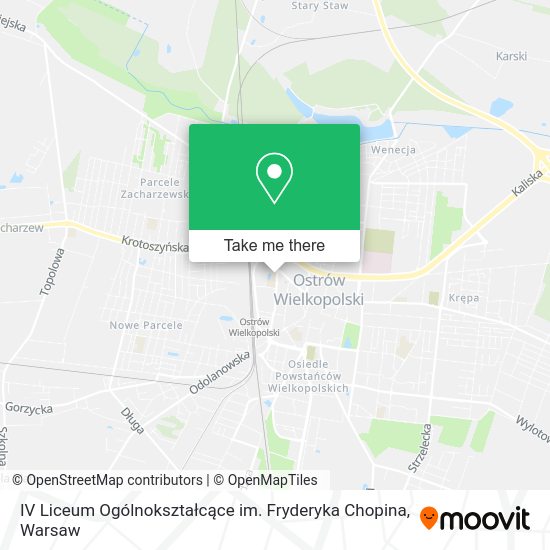 IV Liceum Ogólnokształcące im. Fryderyka Chopina map