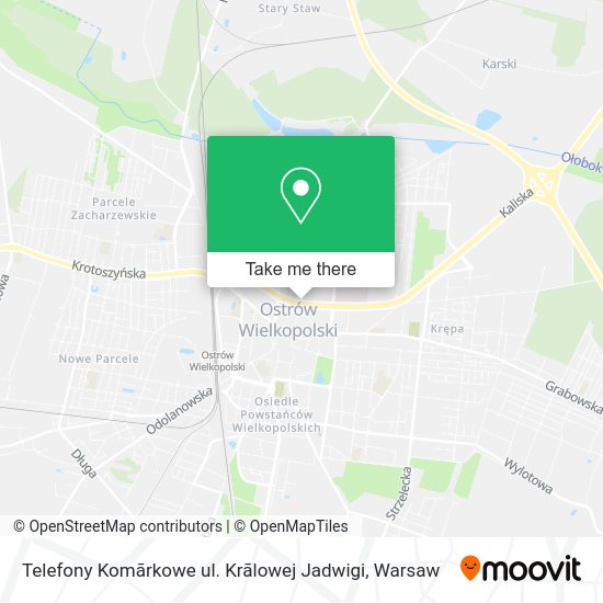 Telefony Komãrkowe ul. Krãlowej Jadwigi map