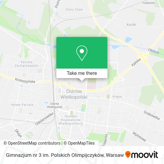 Gimnazjum nr 3 im. Polskich Olimpijczyków map