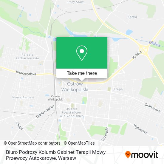 Biuro Podrozy Kolumb Gabinet Terapii Mowy Przewozy Autokarowe map