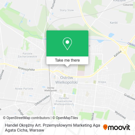 Handel Okrężny Art. Przemysłowymi Marketing Aga Agata Cicha map