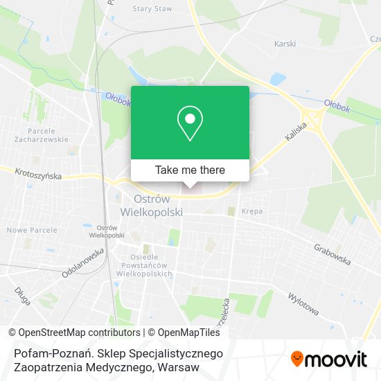 Pofam-Poznań. Sklep Specjalistycznego Zaopatrzenia Medycznego map