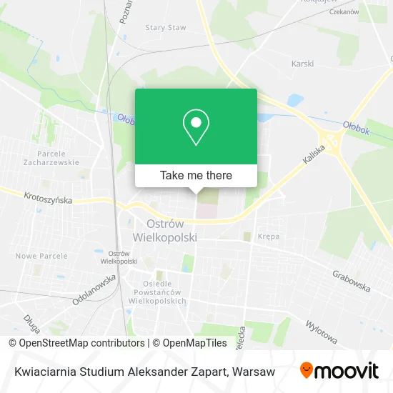 Карта Kwiaciarnia Studium Aleksander Zapart