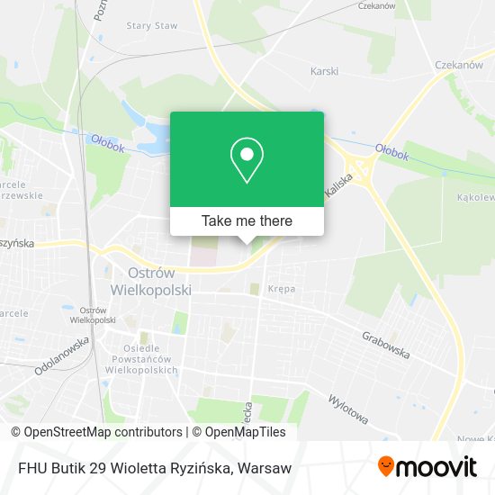 FHU Butik 29 Wioletta Ryzińska map