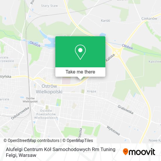 Alufelgi Centrum Kół Samochodowych Rm Tuning Felgi map