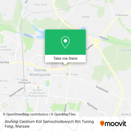 Карта Alufelgi Centrum Kół Samochodowych Rm Tuning Felgi