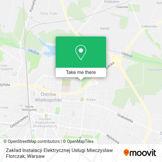 Zakład Instalacji Elektrycznej Usługi Mieczysław Florczak map