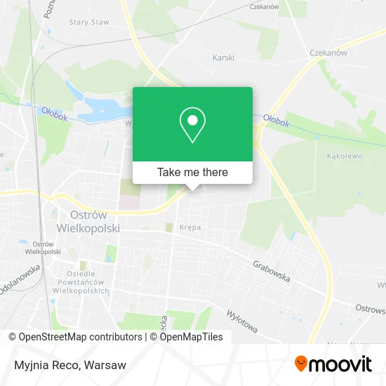 Карта Myjnia Reco