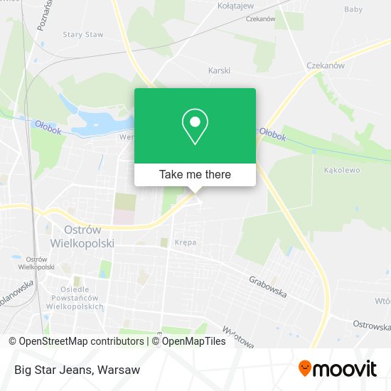 Big Star Jeans map