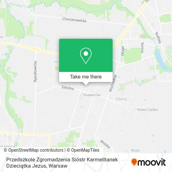 Przedszkole Zgromadzenia Sióstr Karmelitanek Dzieciątka Jezus map