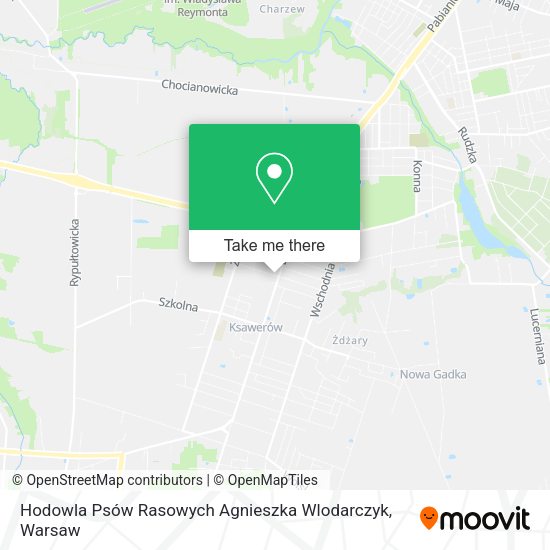 Hodowla Psów Rasowych Agnieszka Wlodarczyk map