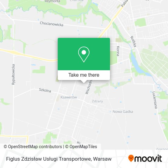 Figlus Zdzisław Usługi Transportowe map