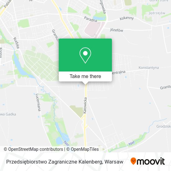 Карта Przedsiębiorstwo Zagraniczne Kalenberg