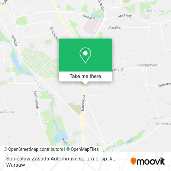 Sobiesław Zasada Automotive sp. z o.o. sp. k. map