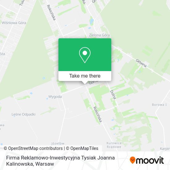 Firma Reklamowo-Inwestycyjna Tysiak Joanna Kalinowska map