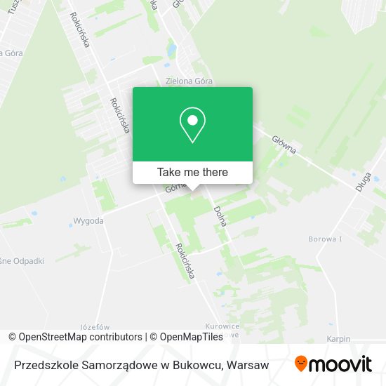 Przedszkole Samorządowe w Bukowcu map