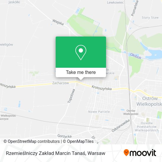 Rzemieślniczy Zakład Marcin Tanaś map