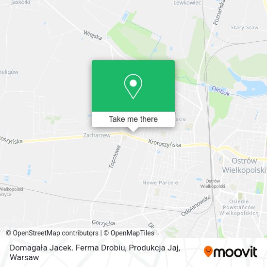 Domagała Jacek. Ferma Drobiu, Produkcja Jaj map