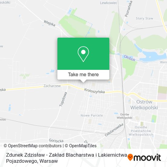 Zdunek Zdzisław - Zakład Blacharstwa i Lakiernictwa Pojazdowego map