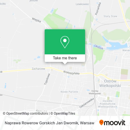 Naprawa Rowerow Gorskich Jan Dwornik map