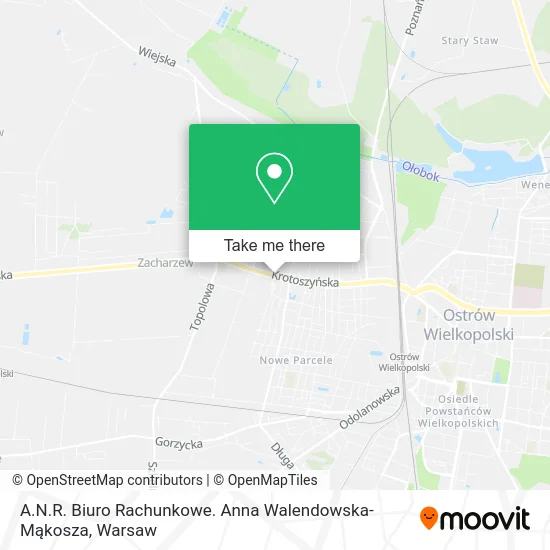 Карта A.N.R. Biuro Rachunkowe. Anna Walendowska-Mąkosza
