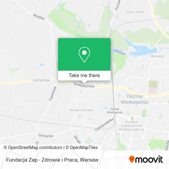 Fundacja Zap - Zdrowie i Praca map