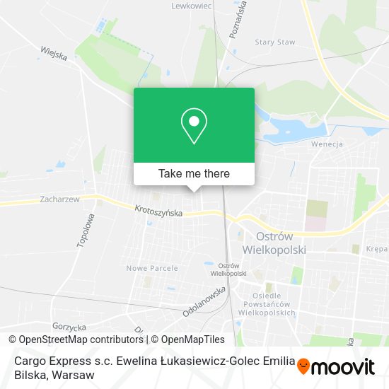 Cargo Express s.c. Ewelina Łukasiewicz-Golec Emilia Bilska map