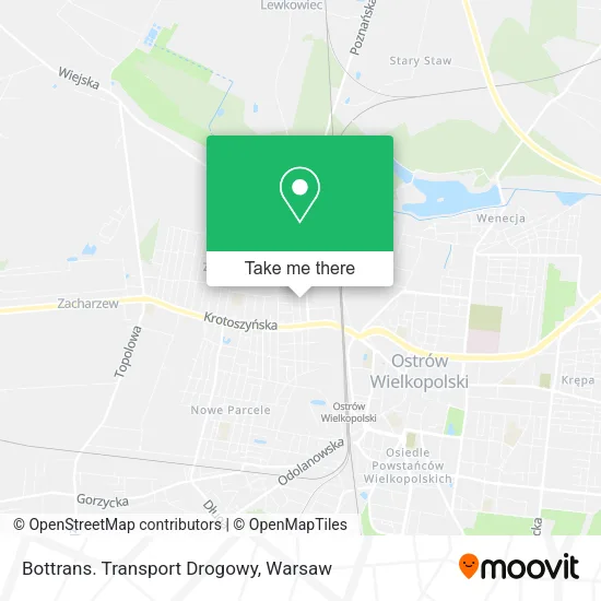 Карта Bottrans. Transport Drogowy