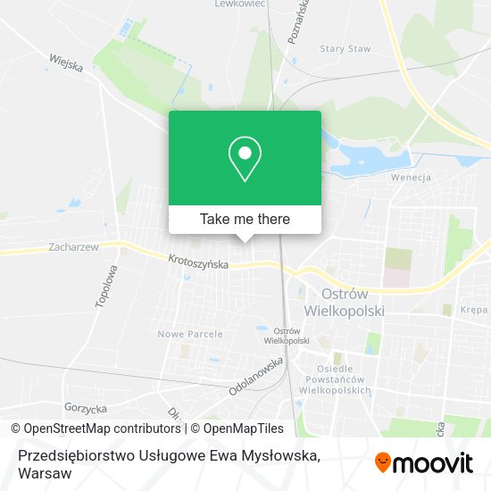 Przedsiębiorstwo Usługowe Ewa Mysłowska map