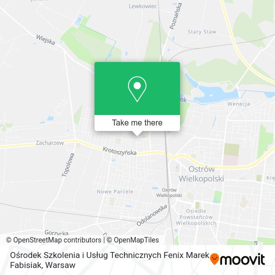 Ośrodek Szkolenia i Usług Technicznych Fenix Marek Fabisiak map