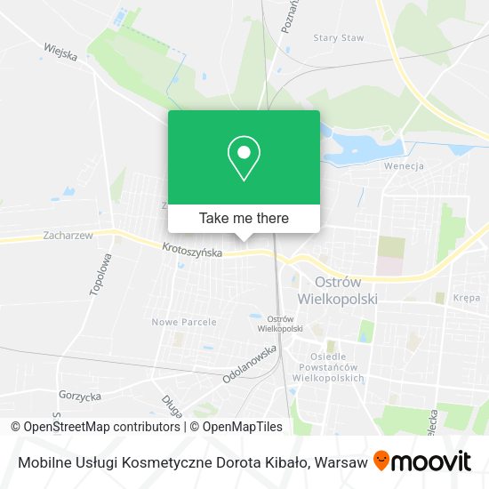 Mobilne Usługi Kosmetyczne Dorota Kibało map