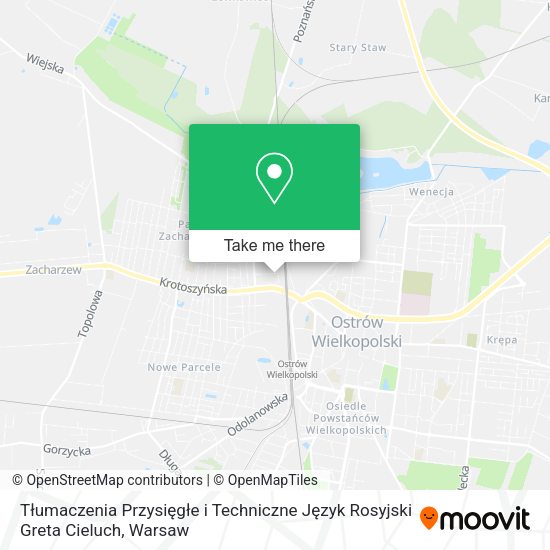 Tłumaczenia Przysięgłe i Techniczne Język Rosyjski Greta Cieluch map