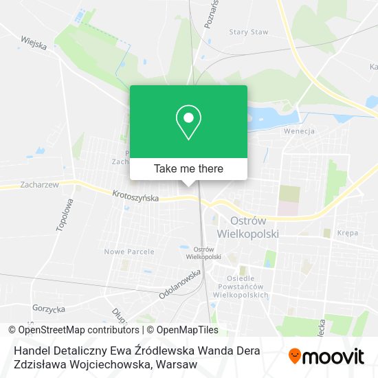 Handel Detaliczny Ewa Źródlewska Wanda Dera Zdzisława Wojciechowska map