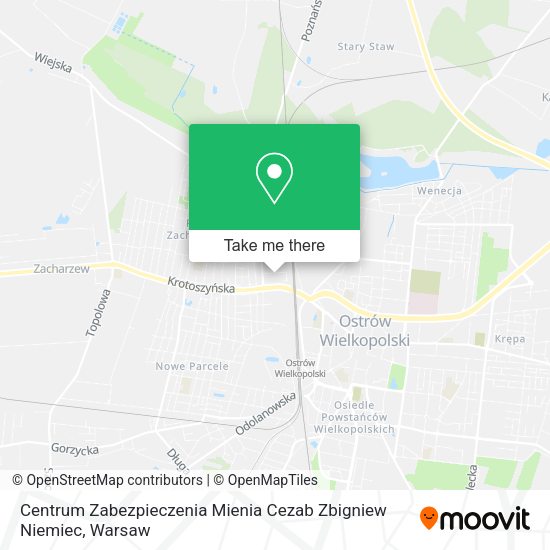 Centrum Zabezpieczenia Mienia Cezab Zbigniew Niemiec map