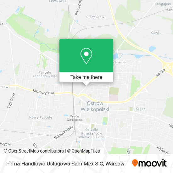 Карта Firma Handlowo Uslugowa Sam Mex S C