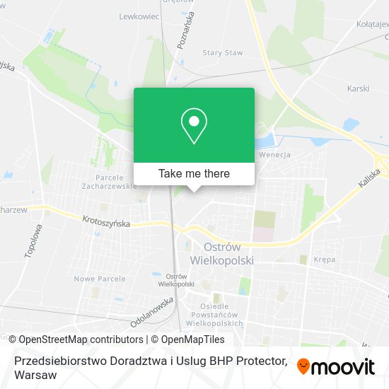 Przedsiebiorstwo Doradztwa i Uslug BHP Protector map