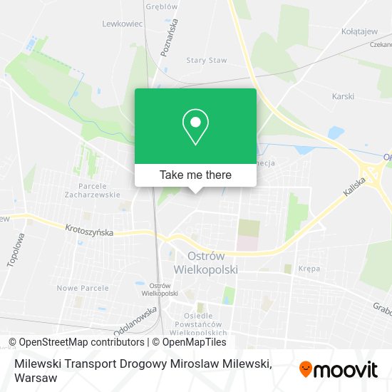 Карта Milewski Transport Drogowy Miroslaw Milewski