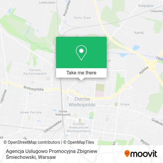 Agencja Usługowo Promocyjna Zbigniew Śmiechowski map