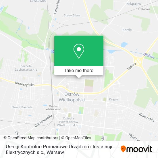 Usługi Kontrolno Pomiarowe Urządzeń i Instalacji Elektrycznych s.c. map