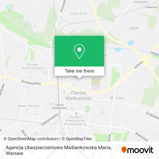 Agencja Ubezpieczeniowa Maślankowska Maria map